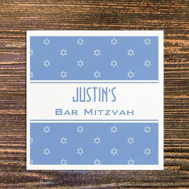 Gepersonaliseerd Bar Mitvah party napkins Servet