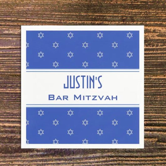 Gepersonaliseerd Bar Mitvah party napkins Servet