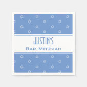 Gepersonaliseerd Bar Mitvah party napkins Servet (Voorkant)