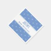 Gepersonaliseerd Bar Mitvah party napkins Servet (Hoek)