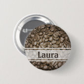 Gepersonaliseerd barista ronde button 5,7 cm (Voorkant /achterkant)