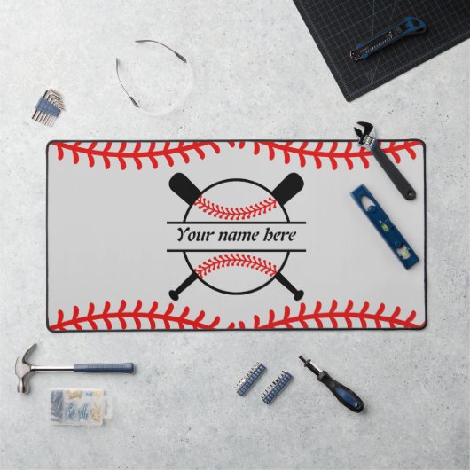 Gepersonaliseerd Baseball Design - Custom Gift voo Bureaumat (Werkstation)