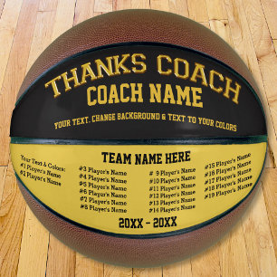 Gepersonaliseerd Basketbal, Alle Spelers, de Namen Mini Basketbal