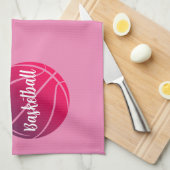 Gepersonaliseerd basketbal, Basketbal cadeau-ideeë Theedoek (Quarter Fold)
