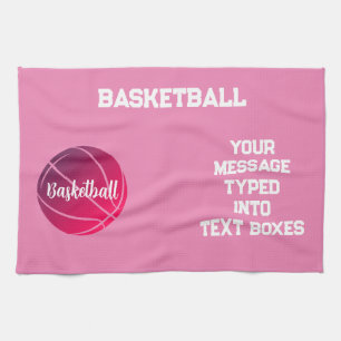 Gepersonaliseerd basketbal, Basketbal cadeau-ideeë Theedoek