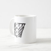 Gepersonaliseerd Basketbal met Jouw naam of Team Koffiemok (Voorkant links)