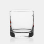 Gepersonaliseerd basketbal met kinder naam vaders  whisky glas (Links)