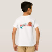 Gepersonaliseerd Basketball T-shirt voor het kind (Achterkant volledig)