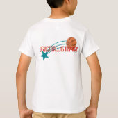 Gepersonaliseerd Basketball T-shirt voor het kind (Achterkant)