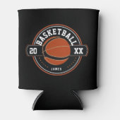 Gepersonaliseerd Basketball-thema Blikjeskoeler (Voorkant)