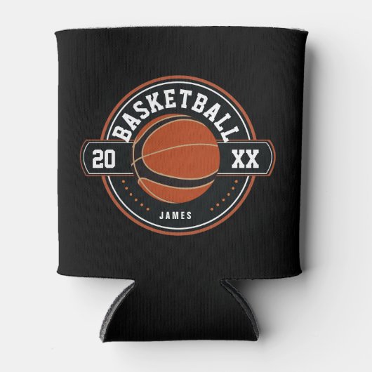 Gepersonaliseerd Basketball-thema Blikjeskoeler (Voorkant)