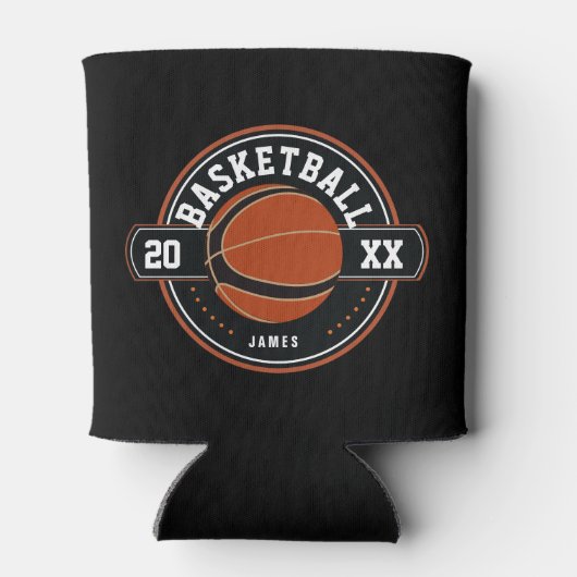 Gepersonaliseerd Basketball-thema Blikjeskoeler (Achterkant)