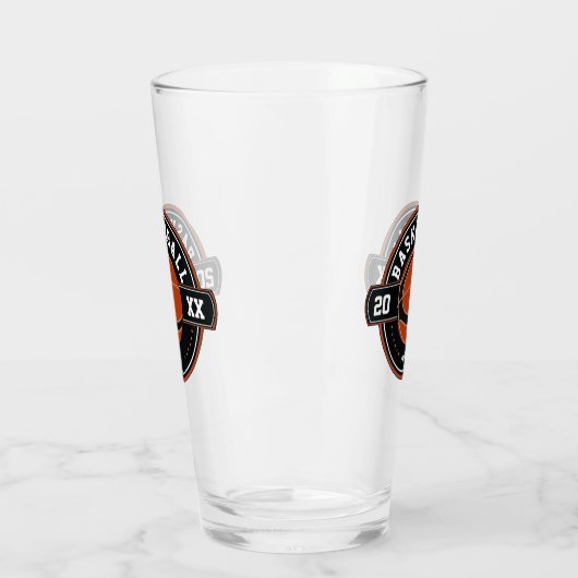 Gepersonaliseerd Basketball-thema Glas (Links)