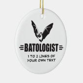 Gepersonaliseerd BBT Keramisch Ornament (Rechts)