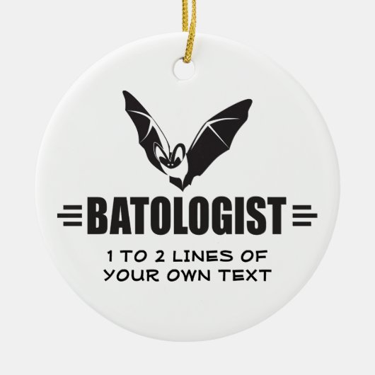 Gepersonaliseerd BBT Keramisch Ornament (Voorkant)