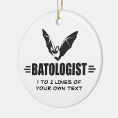Gepersonaliseerd BBT Keramisch Ornament (Links)