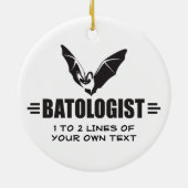 Gepersonaliseerd BBT Keramisch Ornament (Achterkant)