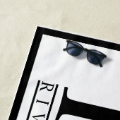 GEPERSONALISEERD BEACH TOWEL | Familienaam Towel Strandlaken (In situ)