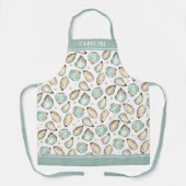 Gepersonaliseerd Beachy Summer Oyster & Pearl Patt Schort (Voorkant)