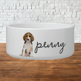 Gepersonaliseerd Beagle hondenvoer Voerbakje