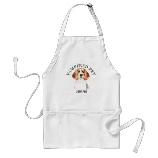 Gepersonaliseerd Beagle Pet Groomer Apron Standaard Schort