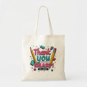 Gepersonaliseerd bedankgeschenk - Pencil Sharpner Tote Bag (Voorkant)