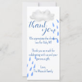 , gepersonaliseerd bedankje (Voorkant)