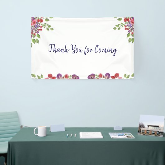 Gepersonaliseerd Bedankt Banner (Beurs)