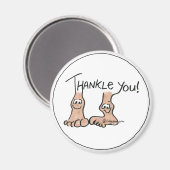 Gepersonaliseerd bedankt Gift Magneet (Voorkant / Achterkant)