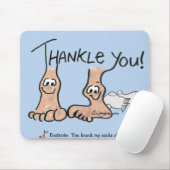 Gepersonaliseerd bedankt Gift Muismat (Met muis)