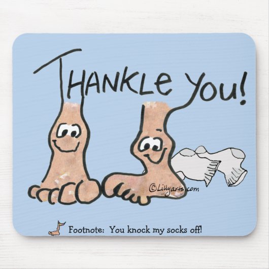 Gepersonaliseerd bedankt Gift Muismat (Voorkant)