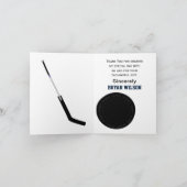 Gepersonaliseerd Bedankt IJshockey thema (Binnen)