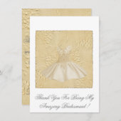 Gepersonaliseerd Bedankt voor het zijn van mijn br Kaart (Voorkant / Achterkant)