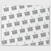 Gepersonaliseerd Bedrijf Kleine Onderneming Aangep Cadeaupapier (Vlak)