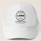 Gepersonaliseerd bedrijf Logo Business Employee Trucker Pet (Voorkant)
