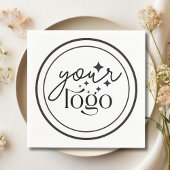 Gepersonaliseerd bedrijf Logo Cocktail servetten