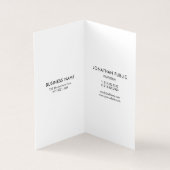 Gepersonaliseerd bedrijf Logo Modern Verticaal gev Visitekaartje (Binnen)