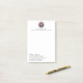 Gepersonaliseerd bedrijf post-it® notes (Op bureau)