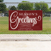 Gepersonaliseerd Bedrijf Professioneel Kerstmisvin Spandoek (Insitu)