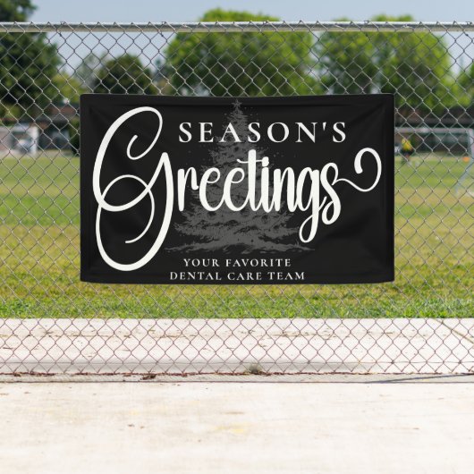 Gepersonaliseerd Bedrijf Professioneel Kerstmisvin Spandoek (Insitu)