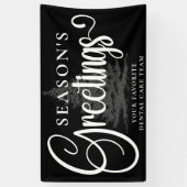 Gepersonaliseerd Bedrijf Professioneel Kerstmisvin Spandoek (Verticaal)