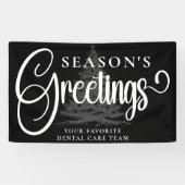 Gepersonaliseerd Bedrijf Professioneel Kerstmisvin Spandoek (Horizontaal)