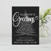 Gepersonaliseerd Bedrijf Professionele Zakelijke K Feestdagenkaart (Staand voorkant)