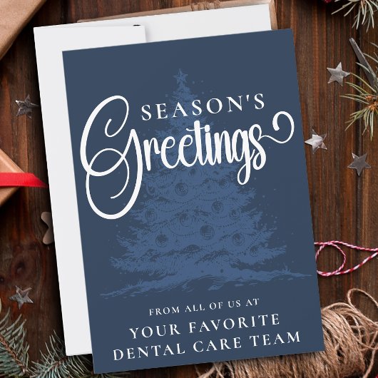 Gepersonaliseerd Bedrijf Professionele Zakelijke K Feestdagenkaart