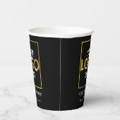 Gepersonaliseerd bedrijf Uw Logo Hier Promotioneel Papieren Bekers (Rechts)