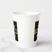 Gepersonaliseerd bedrijf Uw Logo Hier Promotioneel Papieren Bekers (Rechts)