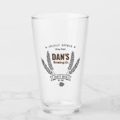 Gepersonaliseerd bedrijf voor brouwerij glas (Voorkant)