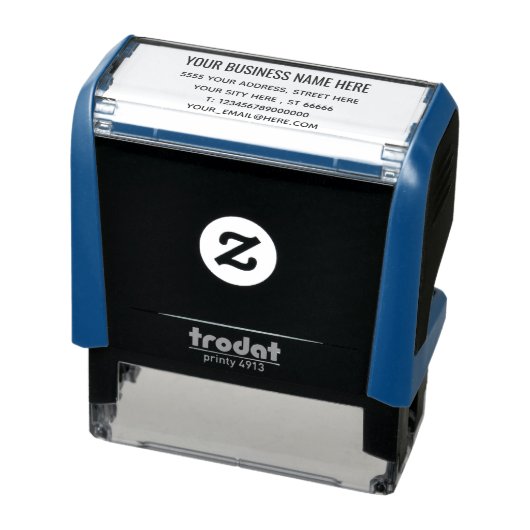 Gepersonaliseerd bedrijfsadres Zelfinkkend stempel (Product)