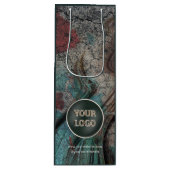 Gepersonaliseerd bedrijfslogo | Eigen merkverpakki Wijn Cadeautas (Voorkant)