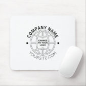 GEPERSONALISEERD BEDRIJFSLOGO WEBADRES MUISMAT (Met muis)